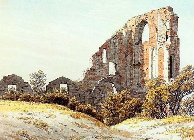 Caspar David Friedrich The Ruins of Eldena France oil painting art